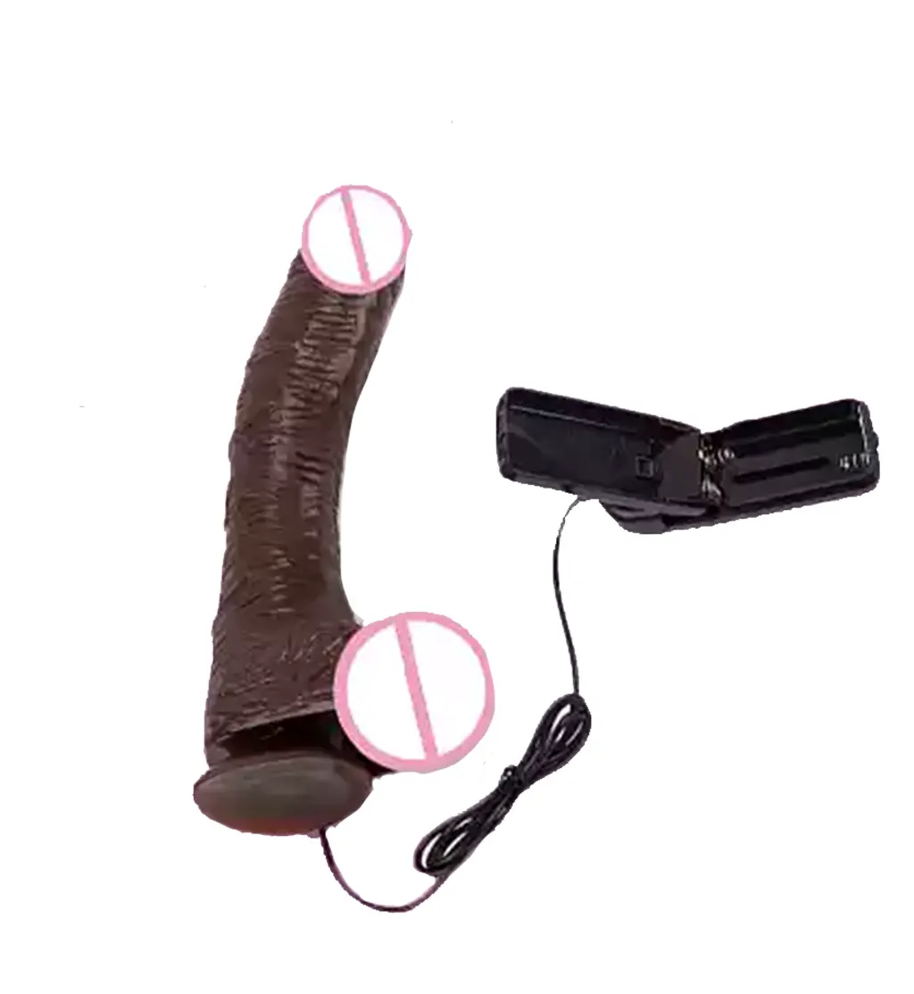 Black Huge Dildo Vibrator